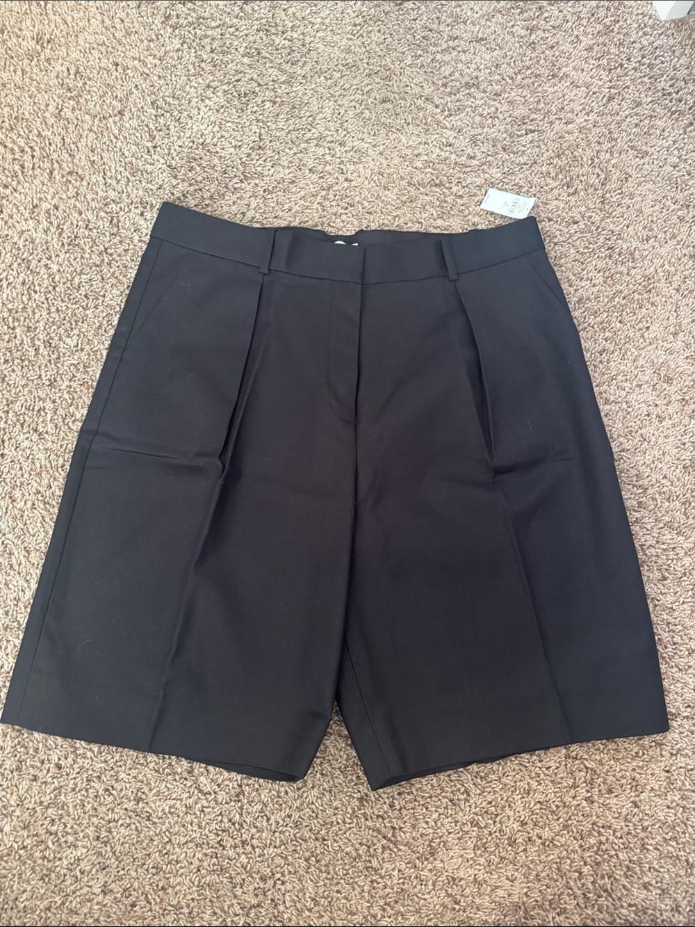 GAP Black Tailored Bermuda Shorts